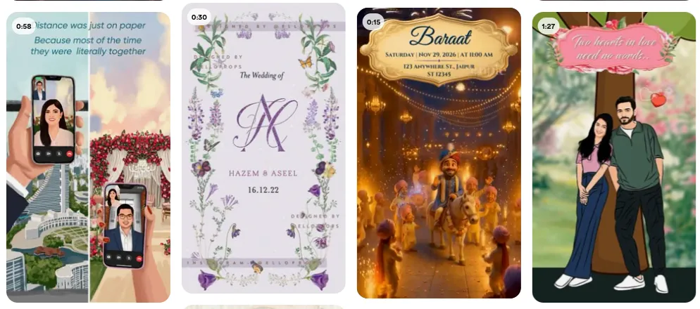 desain undangan nikah 2026 Pinterest