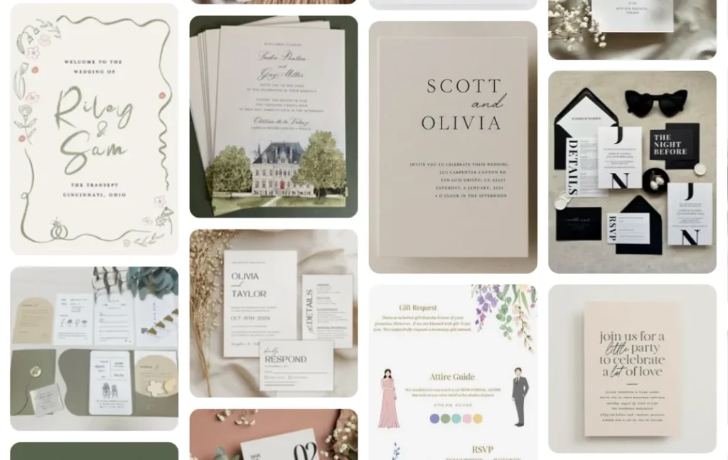 desain undangan nikah 2026 Pinterest