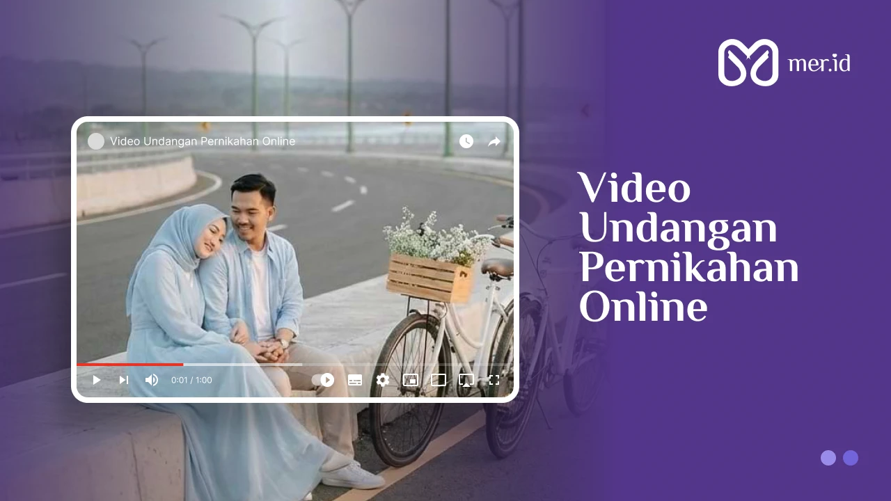 Banner Baper! Alasan Pilih Video Undangan Nikah Ketimbang Fisik