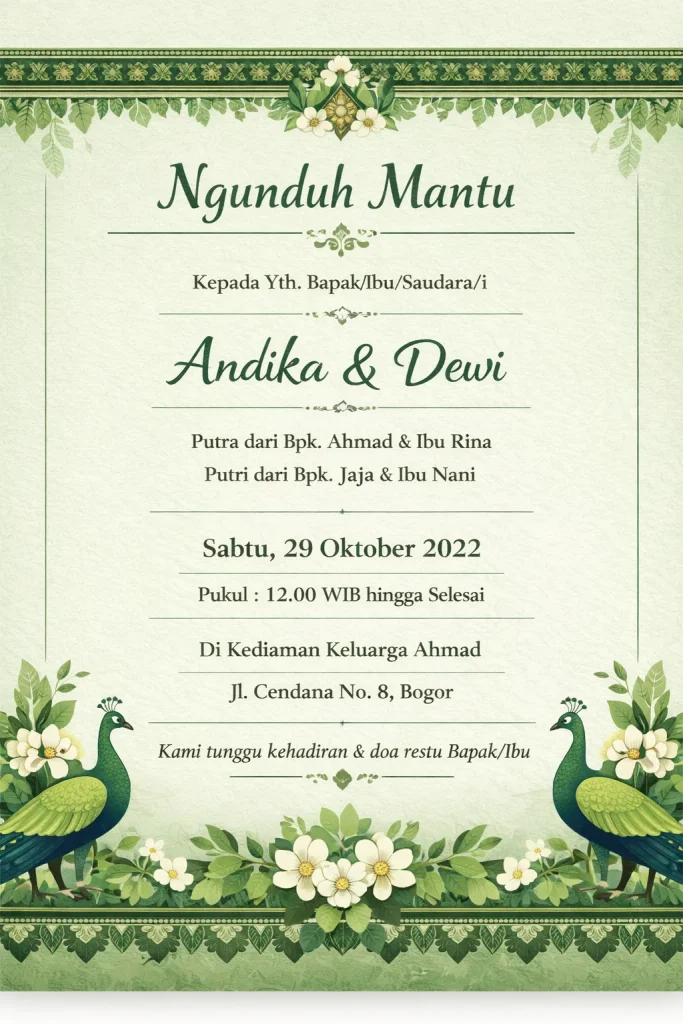 ngunduh mantu adalah