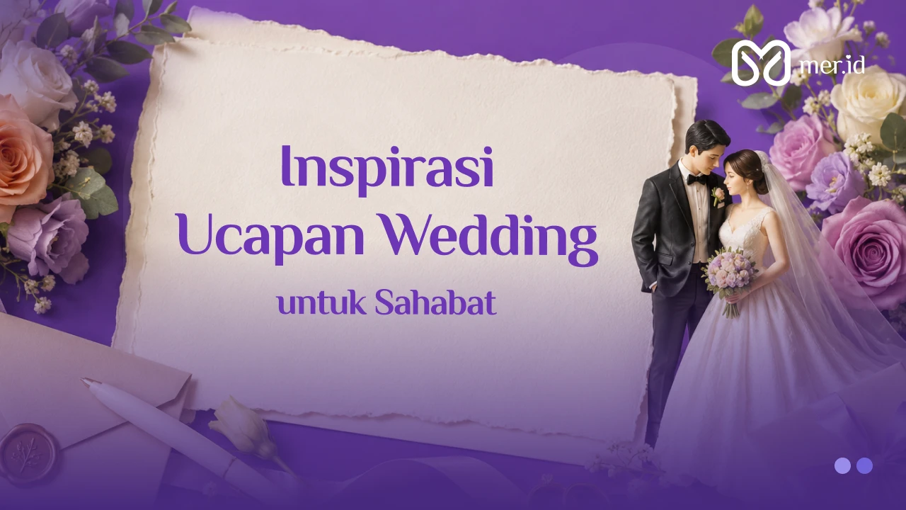 Banner Bikin Mewek! 15 Ucapan Wedding Sahabat Paling Menyentuh